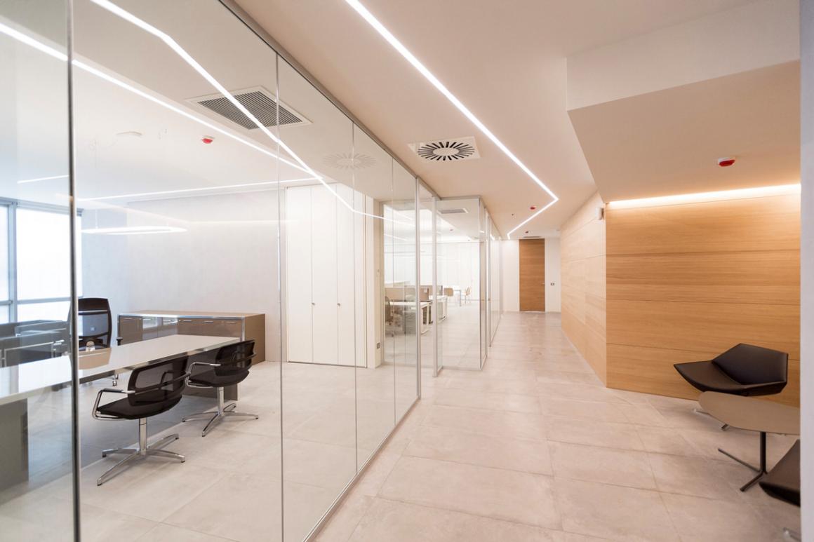 parete divisoria monovetro evo light 01